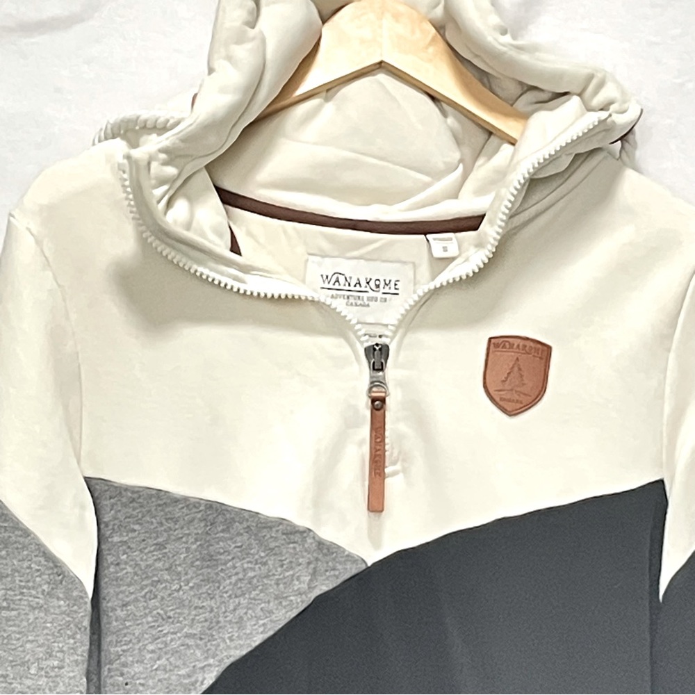 Wanakome 1/4 zip hoodie - Picture 2 of 7